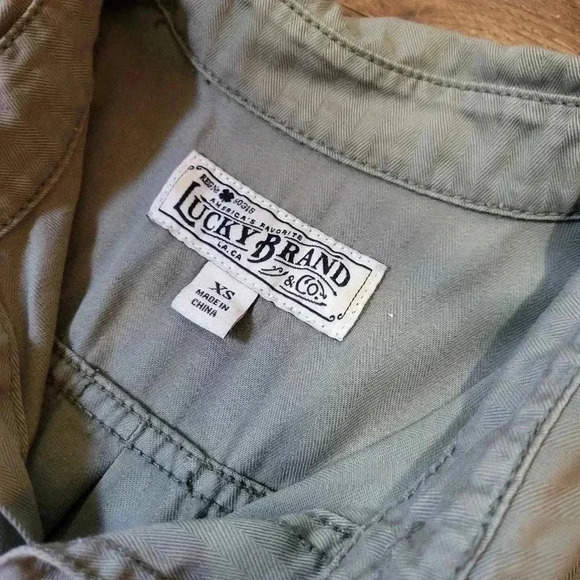 Lucky Brand Sage Drawstring Dress Size XS - Picture 3 of 7